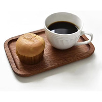Plateaux en bois de taille personnalisable, rectangulaires, décoratifs, pour table basse et organisation de la maison, avec logo personnalisé