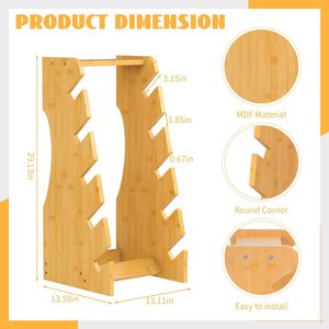 ชั้นวางสโนว์บอร์ด BH ชั้นวางจัดเก็บสเก็ตบอร์ด ชั้นวางเก็บสเก็ตบอร์ดแบบตั้งพื้น สำหรับโรงรถ คลับ และร้านขายสเก็ตบอร์ด - Product Image 2