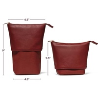 Trousse de Maquillage de Voyage Grande Luxe en Cuir PU Imperméable pour Femmes avec Support pour Pinceaux – Vente en Gros