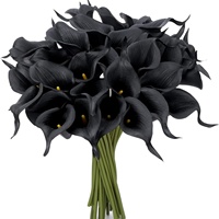Bunga Calla Lily Buatan dalam Berbagai Warna dengan Sentuhan Realistis untuk Dekorasi Bunga Pernikahan Kantor Rumah & Dapur