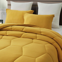 Ensemble de couette de luxe pour lit king size de haute qualité, literie 3 pièces, utilisation toutes saisons, vente en gros d'usine