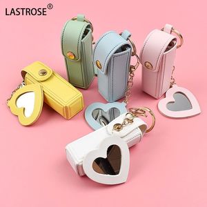 <b>Mini</b> Cute Color Changing Waterproof LipOil With Keychain <b>Bag</b> <b>Mini</b> Lip Stick With PU <b>Bags</b> Private Label Lip Gloss <b>Bag</b> - Product Image 4