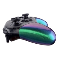 EXtremeRate Mango Trasero Rieles Laterales Shell Case Cover Handle Grips Shell Para Nintendo Switch Pro Controller