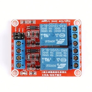 โมดูลรีเลย์ Zopro 12V แบบออปโตคัปเปลอร์ แยกสัญญาณระดับสูง/ต่ำ ทริกเกอร์ MCU บอร์ดสีแดง 2 ช่อง แบบ SMD - Product Image 3