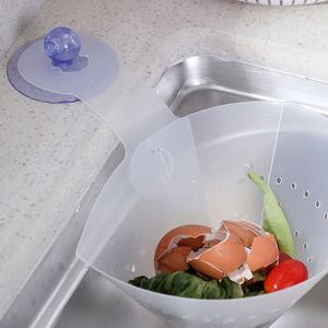 Filtre d'évier de cuisine pliable autoportant, bouchon de vidange pour aliments et légumes, accessoires de cuisine anti-blocage - Product Image 4