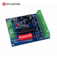 Anode commune CMOS sortie ouverte Dmx 512 décodeur de lumière LED contrôleur Dmx 8 canaux décodeur DMX DC5-24V