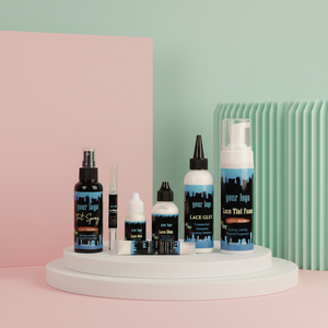 Colle à perruque professionnelle OEM de haute qualité 38 ml, résistante à l'eau, forte tenue, pour extensions de cheveux - Product Image 5