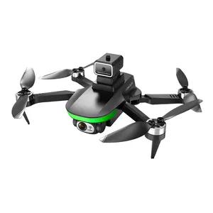 2023 yeni LSRC S5S RC mini Drone 4K çift HD kamera 3-Axis FPV fırçasız kaçınma Quadcopter Drone s5S Drone