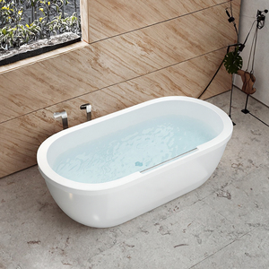 Bồn tắm cao cấp hiện đại, bồn tắm tự do đặt trong nhà, bồn tắm acrylic độc lập, bồn tắm ngâm mình tự do - Product Image 5