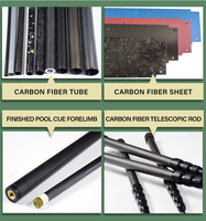 SW Fabrika Direkt Yüksek Kalite Toptan Fiyat Snooker ve Bilardo Karbon Fiber İsteka Tedarikçisi Karbon Fiber Bilardo İsteka Şaftı