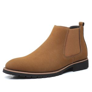 Bottes tendance pour hommes, taille 39-48, bottes hautes à la mode, bottes en cuir noires, toutes occasions, chaussures pour hommes - Product Image 6