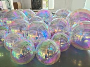 Ballon gonflable géant commercial en or et en argent Décoration d'événement colorée <span class=keywords><strong>Suspension</strong></span> flottante <span class=keywords><strong>Boule</strong></span> publicitaire - Product Image 5