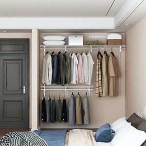Metal Closet Shelf Organizer Small Corner <strong>Wardrobe</strong> <strong>Wardrobe</strong> <strong>Insert</strong> - Product Image 5