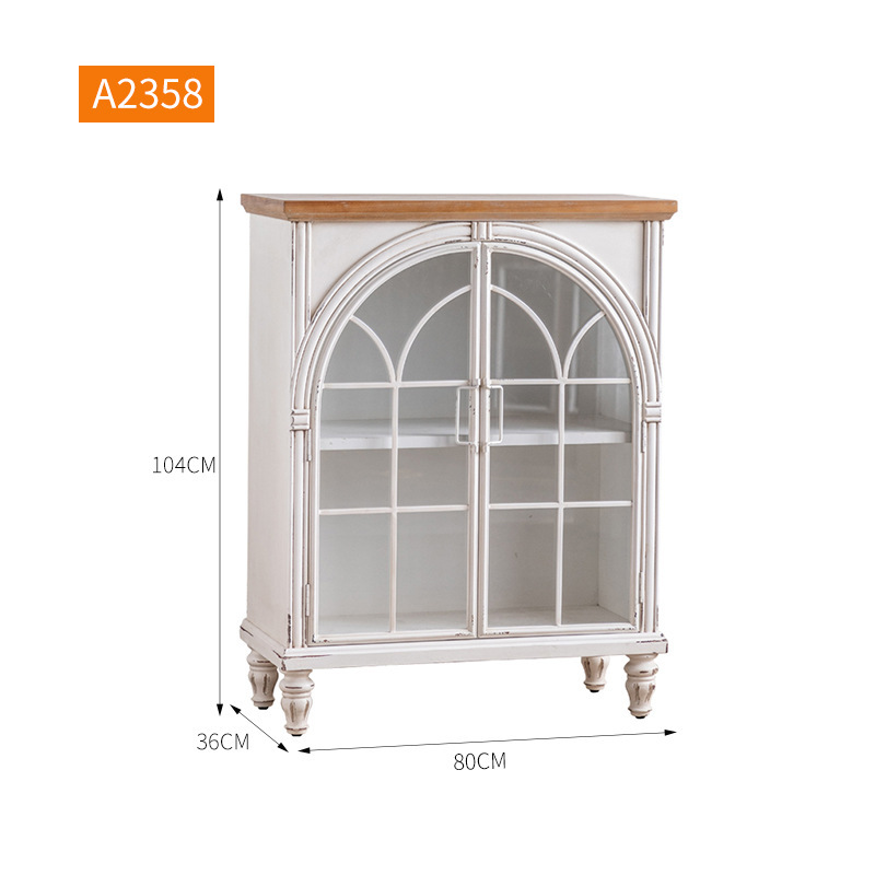 Double-door display case - A2358 (non-distressed)