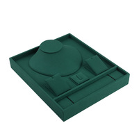 Boîte organisateur de bijoux de luxe, boîte à bijoux en velours, emballage pour bague, collier, bracelet, boucles d'oreilles, rangement, cadeau pour elle