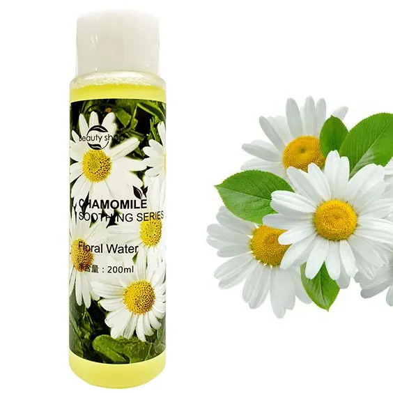 Herbicos düşük fiyat papatya çiçek su Toner % 100% saf A sakinleştirici çiçek hidrosol nemlendirici cilt toneri