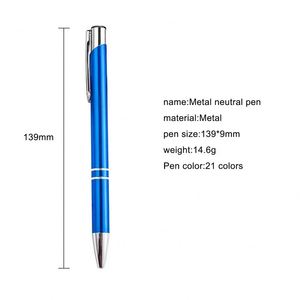 Vibrant Colored Aluminum Barrel Metal Ball <b>Pen</b>, Bulk Custom Printed Promotional <b>Pen</b> for Business School Marketing Giveaways - Product Image 5