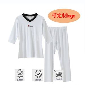 Uniforme de Taekwondo Kyles Blanco con Cuello Negro de Secado Rápido, Ropa de Artes Marciales Unisex para Entrenamiento y Competencia - Product Image 4