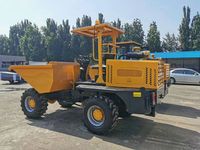 Travaux de Construction Dumper 4x4 roues motrices 3 tonnes 4 wd mini dumper truck Mini avant camion grume Chargeuse tracteur pelleteuse