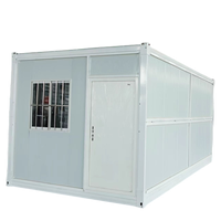 Mini maison de conteneur Q235 ou SS400 moderne de 20 pieds pliante en Chine, matériau pour vivre, option bon marché disponible à Dubaï