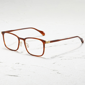 Monturas de Gafas Rectangulares de Aro Completo, Color Sólido, Anti-UV, Ligeras, para Adultos, Unisex, Corrección de Visión - Product Image 1