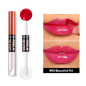 Brillo Labial Mate Rosa en Tubo Cuadrado Perlado, <span class=keywords><strong>Hidratante</strong></span>, Nutritivo, No Mancha, No se Desvanece, a Base de Aceite <span class=keywords><strong>Mineral</strong></span>, Resistente al Agua, Paquete de 6 - Product Image 3