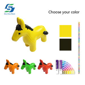 Toptan özel eşek stres topu PU köpük çiftlik hayvan oyuncak baskılı Logo ülke tema promosyon hediye anksiyete kabartma - Product Image 3