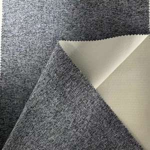 Tissu occultant 100% occultant à motif en arête de poisson, cationique, <span class=keywords><strong>double</strong></span> couleur, tricoté en chaîne pour rideaux - Product Image 2