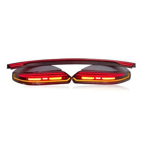 อะไหล่รถยนต์สำหรับ <span class=keywords><strong>Porsche</strong></span> <span class=keywords><strong>Panamera</strong></span> 970.1 970.2 ไฟเบรกหลัง ปี 2010-2016 ไฟท้าย LED พร้อมแถบไฟตรงกลาง - Product Image 4