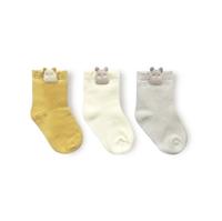 Ensemble de chaussettes pour bébé Chaussettes hautes en coton biologique pour nouveau-né fille mignonne et drôle pour bébé garçon
