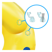Bouée de natation gonflable en PVC 87 cm, double chambre à air, haute flottabilité, durable, certifiée KC, pour adultes unisexe, flotteur d'été
