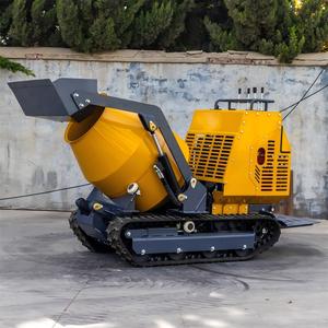 Hormigonera sobre orugas, mini tanque de mezcla hidráulico autopropulsado, mezcladora de cemento de pista de alta carga para construcción - Product Image 5
