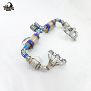 Hetu Venta al por mayor: Sistema de escape de titanio Valvetronic para GT3/GT3 RS 991 991.1 991.2 3.8L 4.0L, Colectores de escape de 200 celdas - Product Image 2