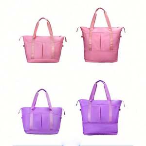 New Women'S Tote Bags Shoe Gym <b>Trolley</b> Waterproof Dry Duffel Bag Recycle Carry on Custom Foldable Garment Duffel Bag for Travel - Product Image 4