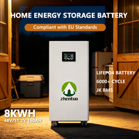 Batterie au lithium-ion 51,2 V 160 Ah 8 kWh à cycle long, sur pied, pour la reprise d'alimentation des fauteuils de salon de coiffure