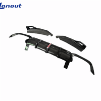 Kit de carrosserie diffuseur arrière en fibre de carbone style AE haute rigidité pour BMW X3M, kit de lèvre de pare-chocs arrière léger modifié
