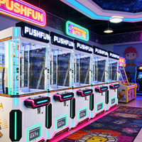 Xiaomixing Distributeurs automatiques personnalisables pour centres de jeux pour enfants, machine à prix amusante à pousser, jeux à monnayeur, en anglais, pour usage intérieur, en plastique