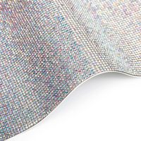Haute qualité 24*40cm SS6 2mm auto-adhésif strass feuilles cristal autocollant pour bricolage décoration