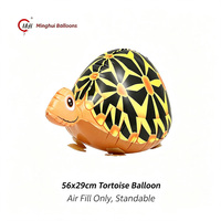 Ballons en aluminium animaux marcheurs en gros – Gonflage à l'air uniquement – Poulet, Tortue, Girafe, Lion, Cygne, Canard, Dinosaure, Chat – Auto-marchants