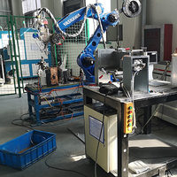 Machine de soudage laser à fibre robotisée 6 axes XYH 1,5 kW avec moteur PLC 220 V pour métal, acier inoxydable, aluminium, garantie 1 an, 100 pièces