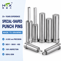 Matrice de poinçonnage supérieure HTX personnalisée en HSS trempé avec trou numéro 3 de 1 mm pour le fabricant d'outillage d'emboutissage de précision en métal