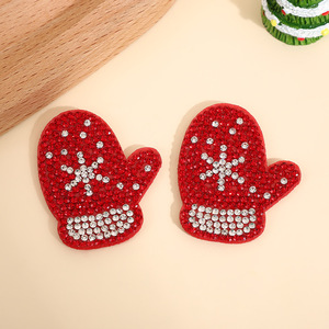Série Criativa de Natal: Desenhos de Strass Termocolantes, <span class=keywords><strong>Patches</strong></span> de Chapéu de Papai Noel em Desenho Animado, Clássicos da China para Vestuário DIY - Product Image 4