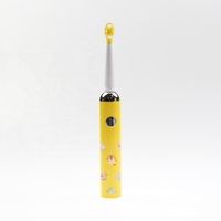 Brosse à dents électrique pour enfants de qualité supérieure, très vendue, avec des poils doux et mignons en forme de dessin animé, rechargeable