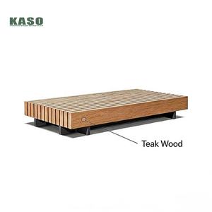 Juego de <span class=keywords><strong>Muebles</strong></span> de Sofá Moderno para Exterior de Madera de Teca, Modular, Impermeable, de Lujo, para Jardín, Junto a la Piscina, Patio, Hotel y Resort - Product Image 4