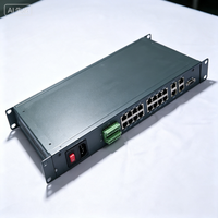 Servidor Ethernet Industrial Multipuerto, Tipo de Montaje en Rack 1U, Interfaz RS232 RS485, Conversión de Red con Protocolo TCP/IP