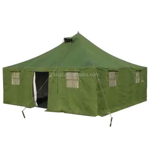 Wholesale Waterproof Steel Frame 6 - 10 Men Outdoor Camping Canvas Tent