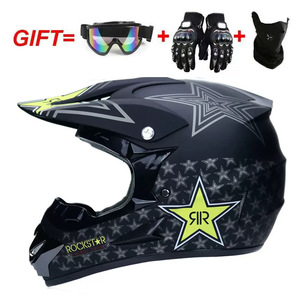 <span class=keywords><strong>Casco</strong></span> <span class=keywords><strong>Integrale</strong></span> da Moto per <span class=keywords><strong>Uomo</strong></span>, Universale per Tutte le Stagioni, Protezione di Sicurezza per ATV, Mountain Bike e Kart - Product Image 4