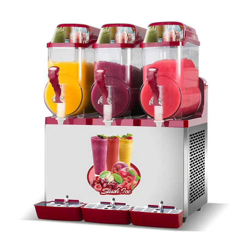 Máquina para hacer aguanieve de bebidas congeladas, máquina comercial para hacer batidos a precio barato, máquina para hacer aguanieve de hielo a la venta