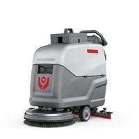 CleanHorse ARES530 Mesin Penggosok Lantai Dorong 510mm 2500m²/jam Pembersih Lantai Beton untuk Epoxy, Ubin, Hotel, Bandara