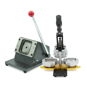 Manual DIY High Quality <strong>Button</strong> Metal 50X50 Magnetic Machine <strong>Maker</strong> With a Warranty - Product Image 2